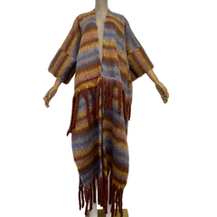 Tassel Poncho Cardigan - WINI