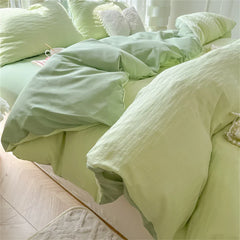 Fashion Bedding Set Home King Size Textile Bed Comforter Set Skin Friendly Fabric Duvet Cover Quilt Cover Pillowcase Bed Linen