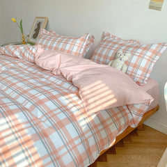 Bedding Set 2 Bedrooms Sheet Duvet Cover Linens Bedspread Euro Nordic 150 Beds for Girls King Size Luxury Pillowcase Cute Bed
