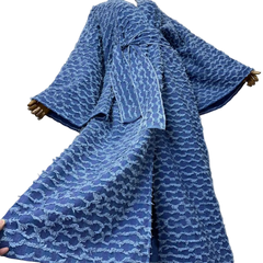 Chic Denim Fringe Kimono Cardigan - WINI
