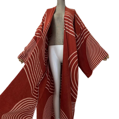 Stylish Winter Printed Kimono Cardigan - WINI