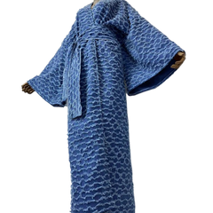 Chic Denim Fringe Kimono Cardigan - WINI