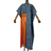 Denim with Tassel Kaftan Dress - WINI
