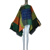 Cozy Fashionable Fringe Poncho Kaftan - WINI