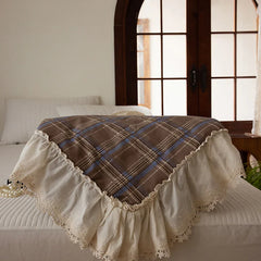 100% Cotton Princess Summer Quilt Korean Cool Quilt Bare Sleeping Skin-Friendly For Women Summer Bedding Air-Conditioned