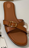 Cross Strap Buckle Slippers