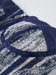 Denim Corset Tube Top