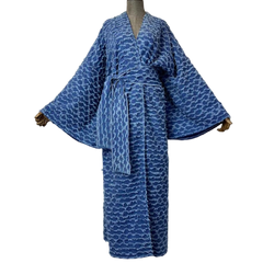 Chic Denim Fringe Kimono Cardigan - WINI