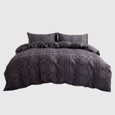 Luxury Nordic Tufted Solid Color Sheet Set Couple Double Bed Bedding Set Bedspread Quilt Cover Pillowcase for Bedroom