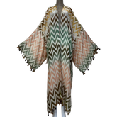 Cozy Zigzag Maxi Cardigan - WINI