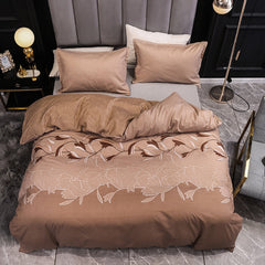 3pcs Nordic Exquisite Embroidery Bedding Set Bedroom Double Comfort Soft High Quality Quilt Cover and Pillowcase