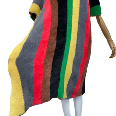 Vibrant Knitted Kaftan Dress - WINI