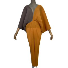 Chic Two tone Kaftan Dress - WINI