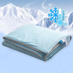 Cooling Blankets Smooth Air Condition Comforter Lightweight Summer Quilt with Double Side Cold & Cooling Fabric