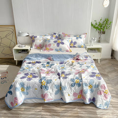 Summer Ice Quilt bedspreads comforter plaid blanket on the bed Quilt cover Duvets for 135 90 for single double bed