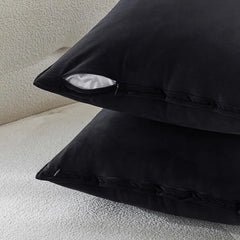 Set of 2 Velvet Throw Pillow Case Cushion Cover 30x50cm 45x45cm 50x50cm 60x60cm Home Decor Cojines Black Green Grey