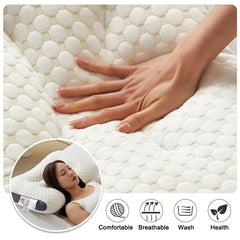 3D Neck Pillow High Elastic Neck Protection Height Optional For Sleeping Soft Porosity Washable Pillows Bedding For Hotel Home