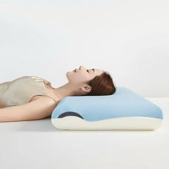 2025 New Pro Double Core Zero Pressure Memory Cotton Neck Pillow, Hotel Deep Sleeping Pillow Slow Rebound Pillow