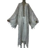 Pre Oder: Sequined Loose Kimono Cardigan -WINI