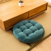 Meditation Floor Round Pillow for Seating on Floor Solid Tufted Thick Pad Cushion For Yoga Balcony Chair Seat Cushions