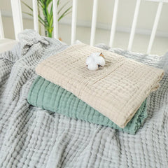 6 Layer Cotton Gauze Baby Blanket Newborn Muslin Baby Bath Towel Soft Swaddle Wrap Stroller Blanket Lange Bedding Items