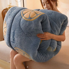 New Silk Cotton Quilt Winter Quilt and Cotton Quilt Are Thickened To Keep Warm Winter Single and Double Duvet with Plush Core