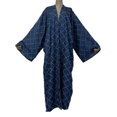 Elegant Blue Denim Winter Cardigan - WINI