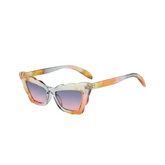 Retro High-End Wave Pattern Progressive Sunglasses