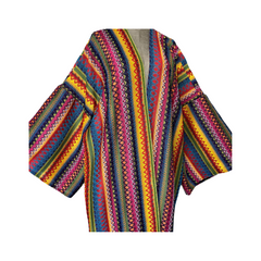 Warm Ethnic Style Kimono Cardigan - WINI
