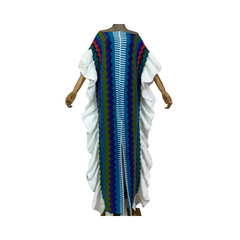 Ruffled Knit Kaftan Dress - WINI