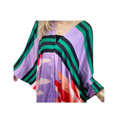 Vibrant Cover Up Kaftan Dress - WINI