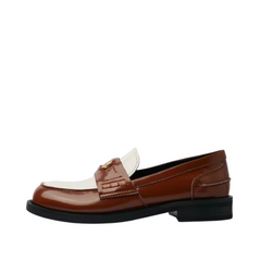 Casual Retro Gold Coin Slip-On Flat Loafers