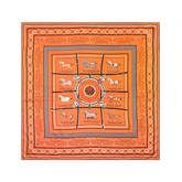 Handmade Checkered Warhorse Printed Scarf