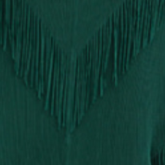 3D Flower Sleeve Tassel Pleated V-Neck Maxi Dress