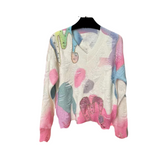 Diamond Hollow Out Loose Sweater