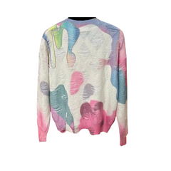 Diamond Hollow Out Loose Sweater
