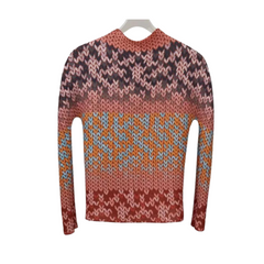 Printed Stretch Slim Fit Top + Pleated Skirt Set