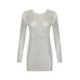Hot Diamond Slim Fit Wrap Hip Dress