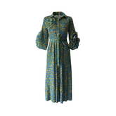 Fungus Sleeves Maxi Sunday Dress