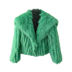 Thick Faux Fur Short Coat