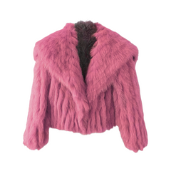 Thick Faux Fur Short Coat