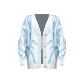 Soft Abstract Loose Knitted Cardigan