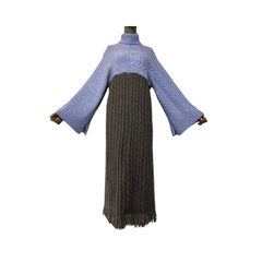 Knit Pullover Kaftan Dress - WINI