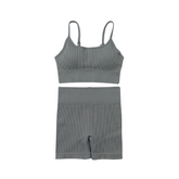 Seamless Knitted Yoga Suit