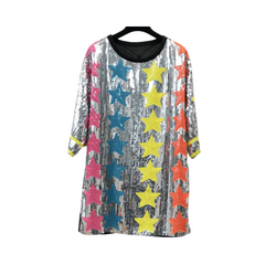 Star Sequin Loose T-Shirt