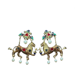Vintage Animal Cartoon Multi Element Earrings