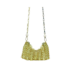 Pre Order: Bright Metal Sheet Crossbody Bag