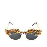 Classical Diamond Inlaid Sunglasses