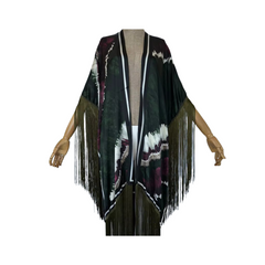 Tassel Cover Up Kimono Cardigan - WINI