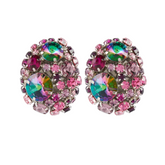 Round Crystal Ear Clip